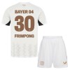 Conjunto (Camiseta+Pantalón Corto) Bayer 04 Leverkusen Jeremie Frimpong 30 Segunda Equipación 2024-25 - Niño